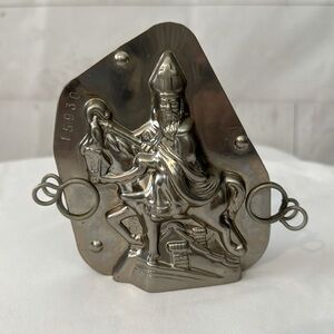 Vintage Holland Chocolate Mold St. Nicholas On Rooftops
